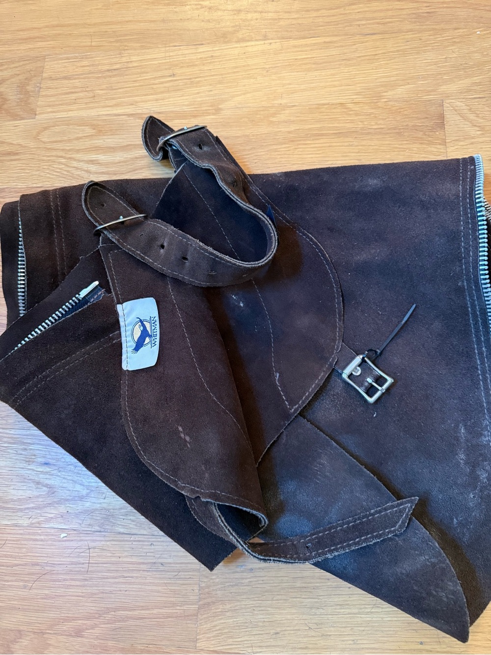 Whitman Full CHAPS Brown Suede - see measurements - Picture 4 of 16